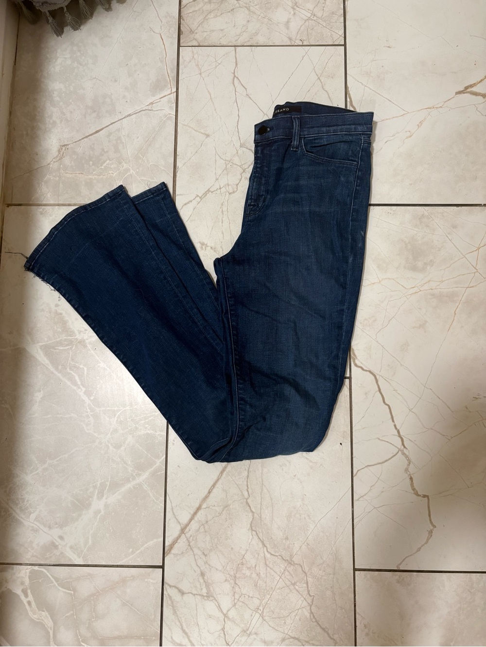 J Brand Dark Indigo Flare Jeans